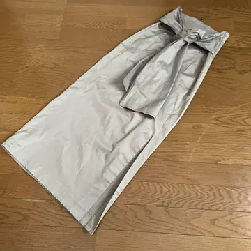 SNIDEL 스나이델 슬릿 펜슬 스커트 롱 스커트 카키