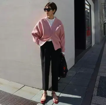 machatt 마차트 아모사 가디건 핑크