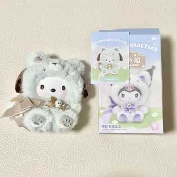 산리오 MINISO 중국 한정판 폭스 아일랜드 백참 포차코