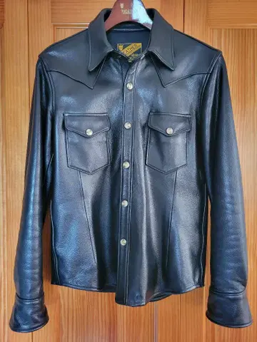 Y2LEATHER STEER OIL WESTERN SHIRS 38 사이즈
