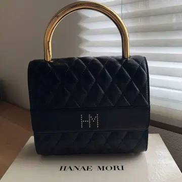 Hanae Mori 블랙 포멀 백 미니 백
