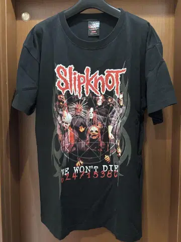 Slipknot 그래픽 T셔츠 X-LARGE 블랙