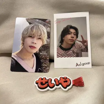 [ 미사용 ] A! group 스에자와 세이야 헤어 클립 트레이딩 카드