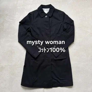 mysty woman 스프링 코트 롱 코트 트렌치코트