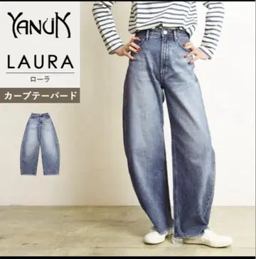 YANUK 야누크 커브 테이퍼드 'LAURA' 사이즈 24