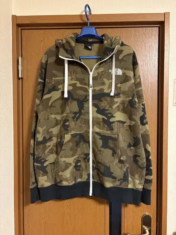 THE NORTH FACE 카모플라쥬 집업 리어뷰 후드티