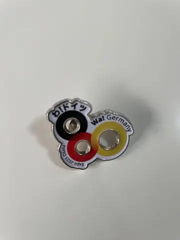 오사카 만박 와! 독일 Wa! Germany 핀 배지