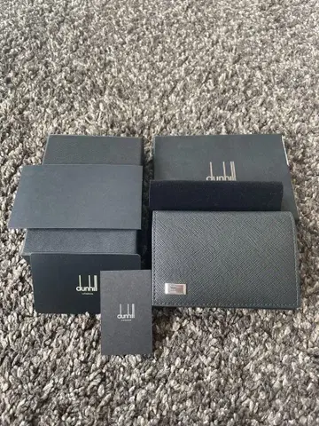 미사용 새상품 dunhill 블랙 명함지갑