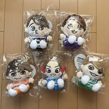 supereight 봉제 인형 5개 세트 박스 포함