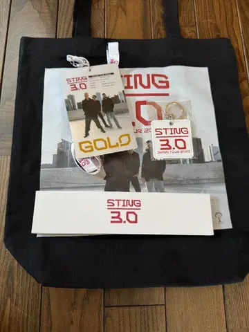 STING 3.0 내한 공연 GOLD 굿즈 세트