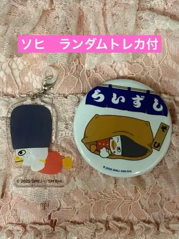 RIIZE 소희 RIIZE 카페 스트로우 참 캔뱃지 트레이딩 카드 포함