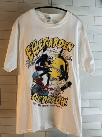 ELLEGARDEN ONE OK ROCK 화이트 T셔츠 M 사이즈