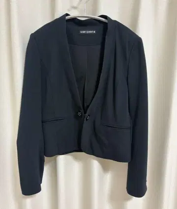 MARY QUANT 노카라 자켓(블랙)