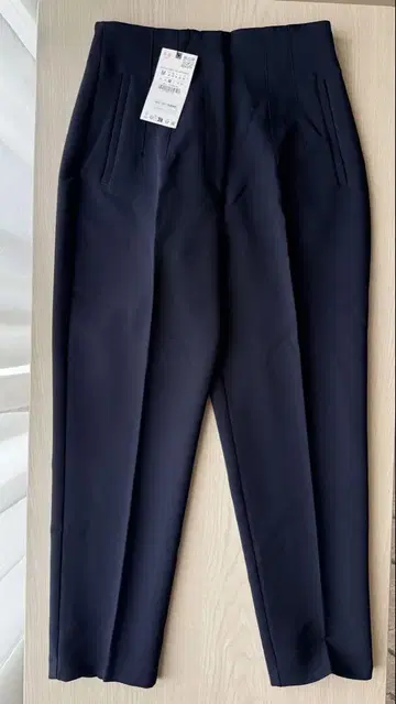 [ 미사용 새상품 ] ZARA 하이웨스트 팬츠 M 사이즈 네이비
