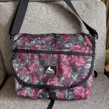 구 로고 GREGORY 메신저 백 태피스트리 패턴 미국제