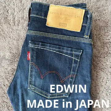 [ EDWIN ] 스트레이트 슬림 데님 25인치 인심 약 72cm 일본제