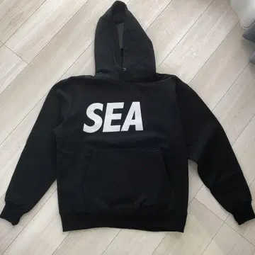 새상품 WIND AND SEA 후드티 블랙