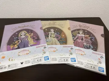 제일복권 디즈니 프린세스 클리어 파일 3장 세트