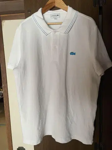 [ Lacoste ] 새상품급 피케 셔츠 화이트