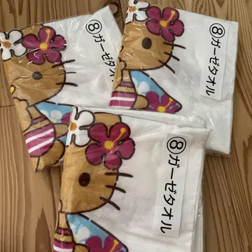 일광화상 키티 헬로키티 거즈 타월 3개 세트 제일복권