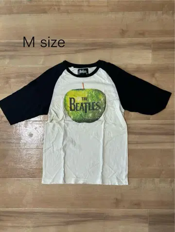 THE BEATLES 5부 소매 티셔츠 M 사이즈