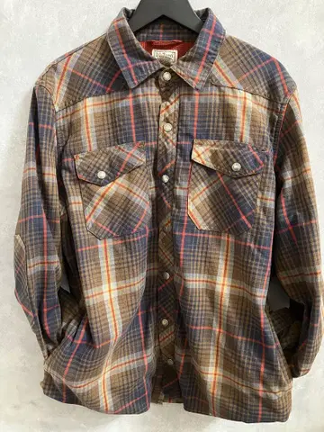 L.L.Bean 체크 무늬 플란넬 셔츠 M 사이즈