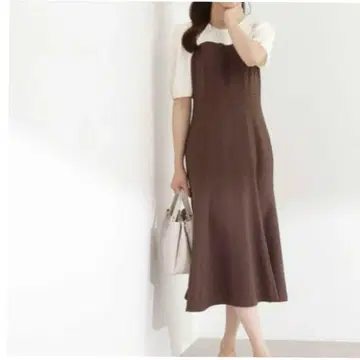 PROPORTION BODY DRESSING 체크 도킹 원피스