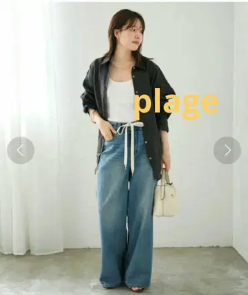 plage 프렌치 린넨 셔츠