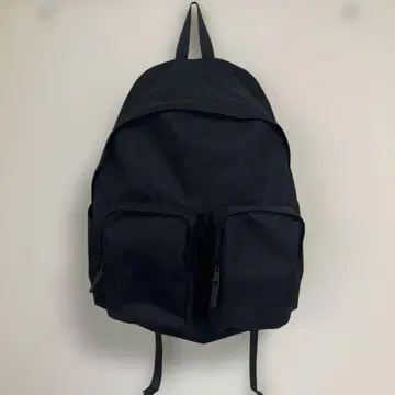 PACKING 2 포켓 백팩 나일론 립스탑 블랙