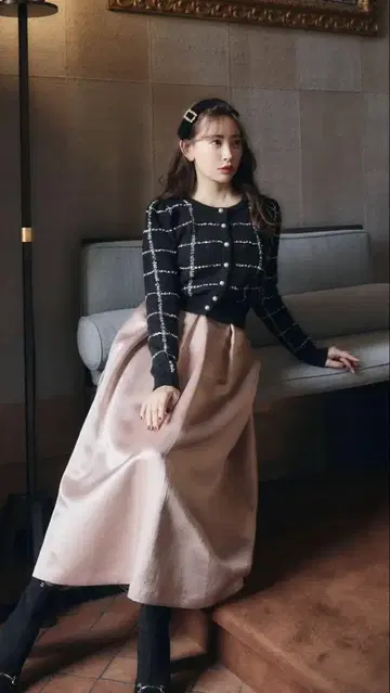 herlipto Bouncy Check Knit Pullover