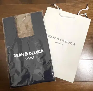 DEAN & DELUCA 하와이 카카아코 한정판 니트 백 네이비