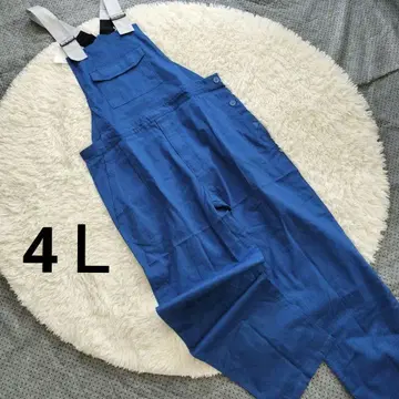 새상품 DON 4L 살로펫 오버롤 파랑 블루 작업옷 빅 사이즈
