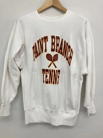 90s 자수 택 Champion Reverse Weave 3단 프린트