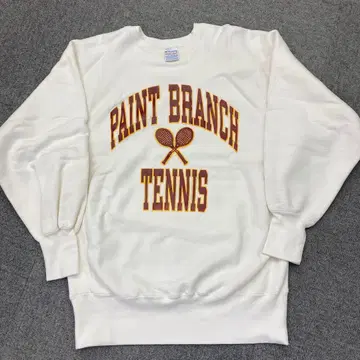 90s 자수 택 Champion 리버스 위브 3단 프린트 빈티지