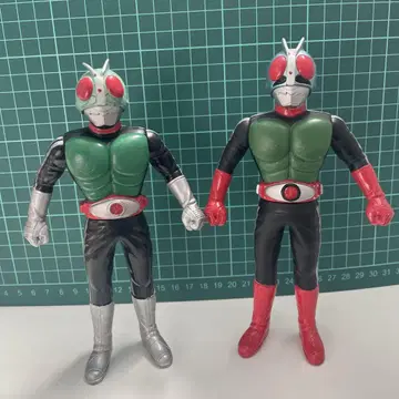 가면라이더 1호 2호 소프트 비닐 17cm