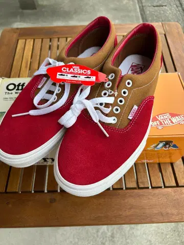 VANS Era 레드/브라운 스니커즈