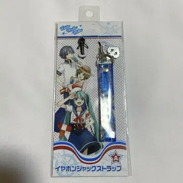 보컬로이드 이어폰 잭 스트랩 하츠네 미쿠 KAITO MEIKO