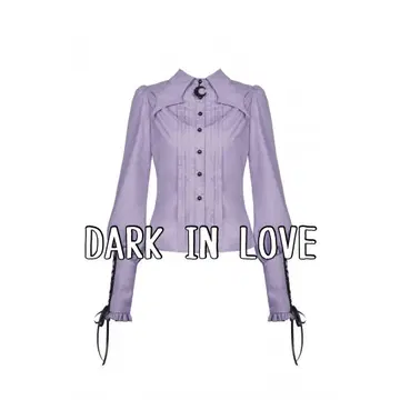 DARK IN LOVE 긴팔 셔츠 블라우스