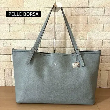 PELLE BORSA 소프트 슈링크 가죽 토트백