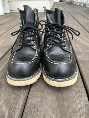 레드윙 블랙 워크 부츠 레드윙