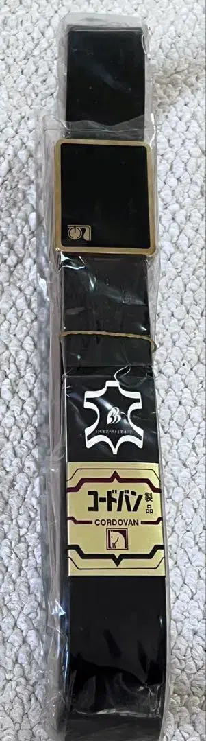 희소 가치 미사용품 남성용 벨트 블랙 코도반