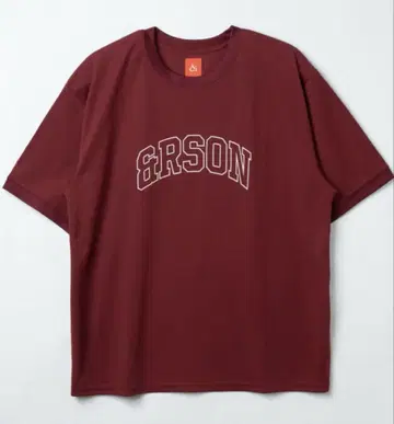 &RSON 와인 레드 빨간색 T셔츠 토모얀 티셔츠