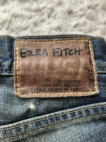 레어 EZRA FITCH 아바클로 빈티지 가공 데님 팬츠