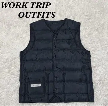 WORK TRIP OUTFITS 베스트 네이비 남성용 리버서블 S