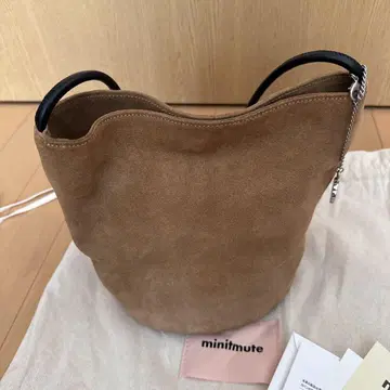 minitmute 믹스 스웨이드 베이지