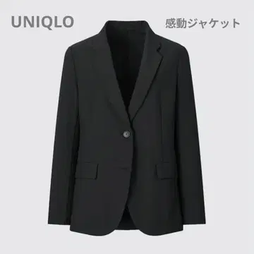 유니클로 감동 자켓 블랙 S 사이즈