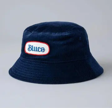 BLUCO/부루코 코듀로이 버킷 햇 -patch- 네이비