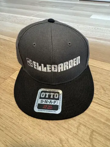 ELLEGARDEN OTTO 스냅백 캡 그레이/블랙