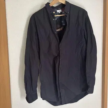 Paul Smith 블랙 네이비 긴팔 셔츠 바이컬러 AW