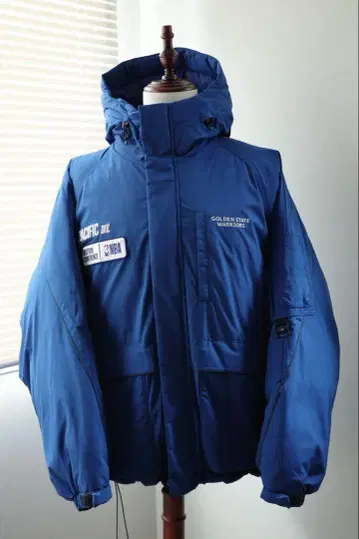 NBA 골든 스테이트 워리어스 플리스 덕 다운 자켓